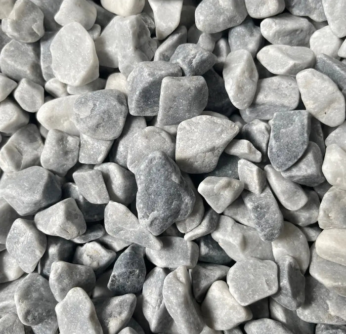 Galet Gris Bleuté en marbre pour jardin