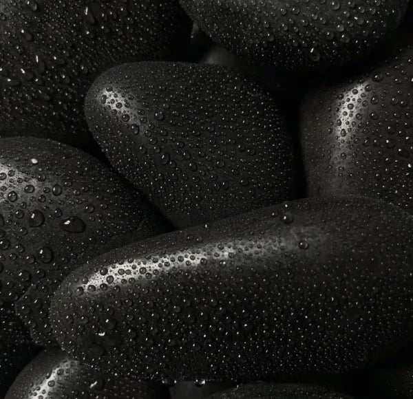 Galet noir verni 40/60 mm